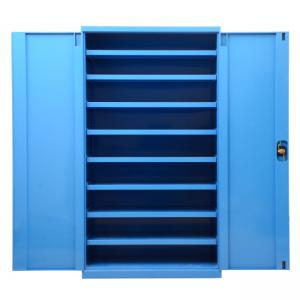 置物柜（蓝色）双开8层